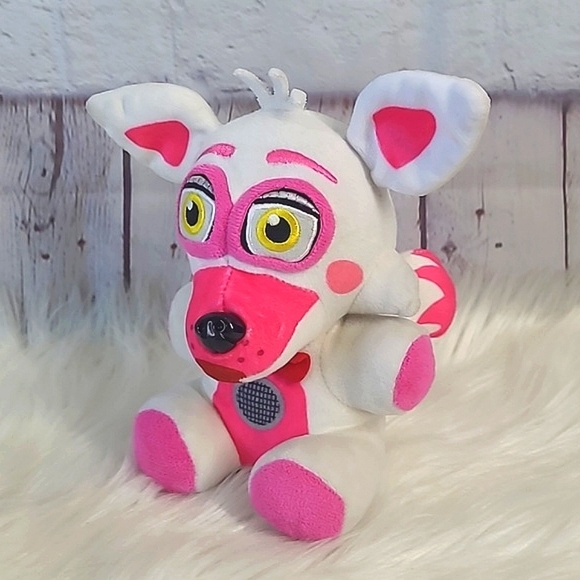Funko Five Nights At Freddy's Foxy Sister Location Funtime Fox Plush Pink 7" Toy - Picture 11 of 14